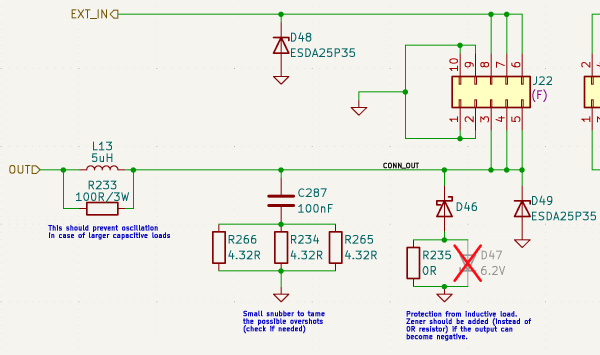 Output leakage
