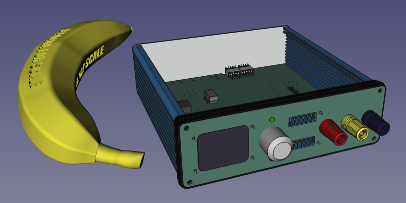 Multiboard layout with KiCad and FreeCAD