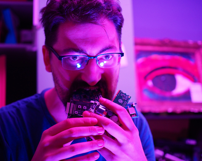 igor eating PCBs